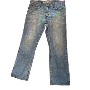 Old Navy Mens Boot Cut Jeans Size 36 Waist 34 Length Medium Wash